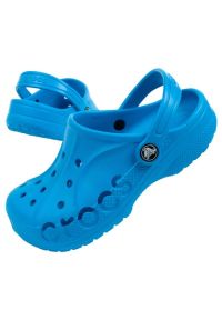 Klapki Crocs Baya Jr 205483-456 niebieskie. Kolor: niebieski. Materiał: guma, materiał, tworzywo sztuczne #1