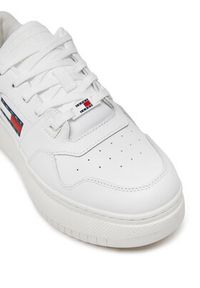 Tommy Jeans Sneakersy Tjw Retro Basket Flatform Ess EN0EN02506 Biały. Kolor: biały. Materiał: skóra #5