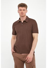 Aeronautica Militare - Polo męskie z haftem AERONAUTICA MILITARE. Typ kołnierza: polo. Wzór: haft #1