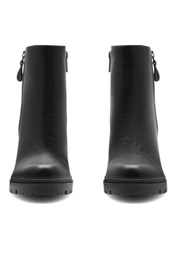 Clara Barson Botki MARGO WS5881-15 Czarny. Kolor: czarny. Materiał: skóra