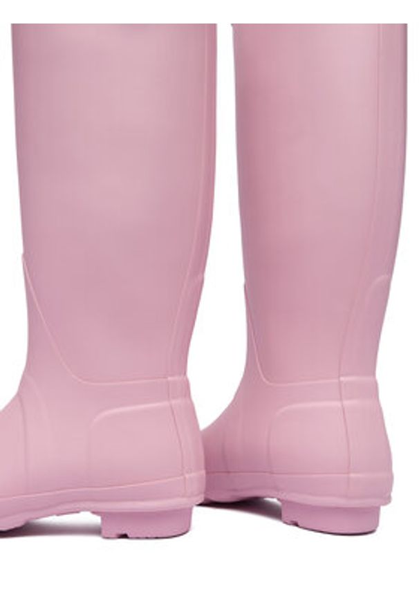 Hunter Kalosze Original Tall WFT1000RMA Różowy. Kolor: różowy. Materiał: guma