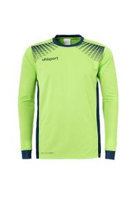 UHLSPORT - Koszulka bramkarska Uhlsport Goal enfant manches longues. Kolor: zielony, turkusowy, wielokolorowy, niebieski. Materiał: materiał. Długość rękawa: długi rękaw. Długość: długie. Sport: fitness