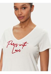 Morgan T-Shirt 251-DSAILOR Biały Relaxed Fit. Kolor: biały. Materiał: bawełna #3