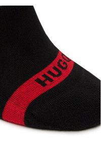 Hugo - HUGO Zestaw 3 par niskich skarpet męskich 50514916 Czarny. Kolor: czarny. Materiał: bawełna, materiał #3