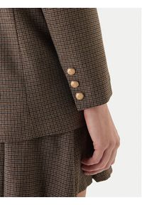 Morgan Marynarka 261-VEN.F Brązowy Regular Fit. Kolor: brązowy. Materiał: wiskoza, syntetyk #5
