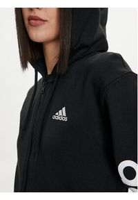 Adidas - adidas Bluza Essentials Linear IC6863 Czarny Regular Fit. Kolor: czarny. Materiał: bawełna #5