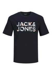 Jack & Jones T-Shirt Bryan 12268127 Granatowy Relaxed Fit. Kolor: niebieski. Materiał: bawełna #6