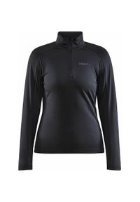 Koszulka treningowa damska Craft Core Gain Midlayer. Kolor: czarny. Długość rękawa: długi rękaw. Długość: długie