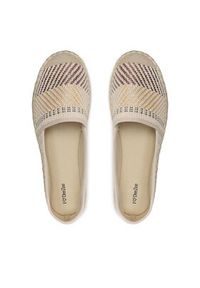 DeeZee Espadryle WSS990-146 Beżowy. Kolor: beżowy. Materiał: materiał