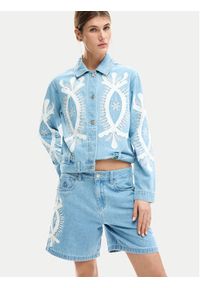 Desigual Szorty jeansowe Wakand 26SWDD45 Niebieski Relaxed Fit. Kolor: niebieski. Materiał: bawełna #2