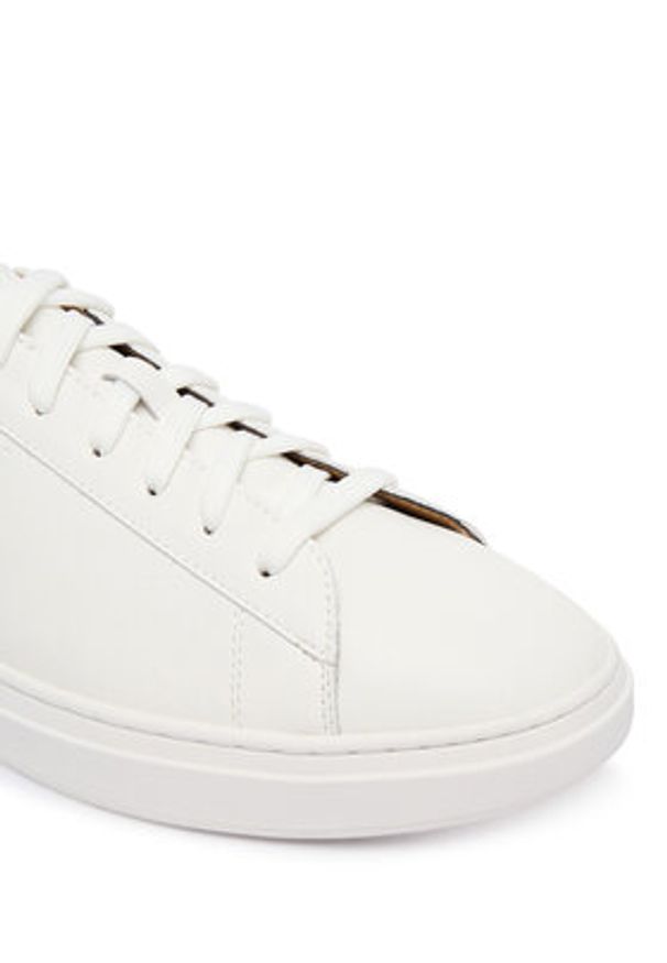 BOSS Sneakersy Kieran 50552853 Écru. Materiał: skóra