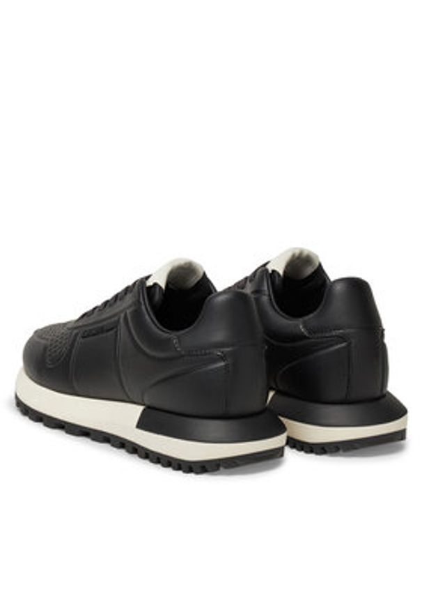 Emporio Armani Sneakersy X4X684 XR323 00002 Czarny. Kolor: czarny. Materiał: skóra