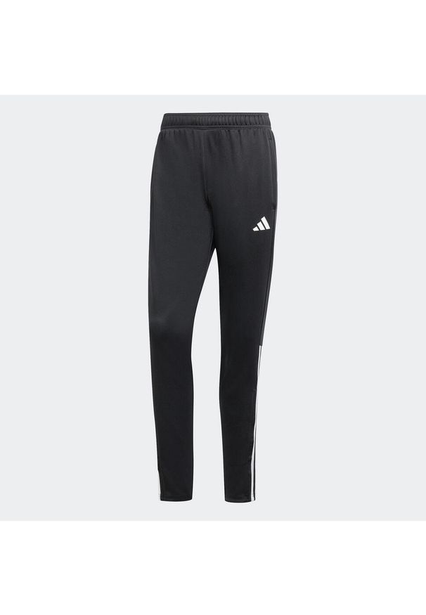 Adidas - Spodnie treningowe do piłki nożnej ADIDAS Sereno. Stan: podwyższony. Kolor: czarny. Sport: piłka nożna