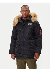 Alpha Industries Kurtka zimowa N3B Airborne 188141 Czarny Regular Fit. Kolor: czarny. Materiał: syntetyk. Sezon: zima