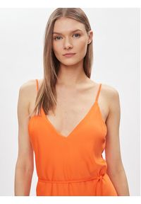 Calvin Klein Sukienka letnia K20K206776 Pomarańczowy Regular Fit. Kolor: pomarańczowy. Materiał: syntetyk. Sezon: lato #3