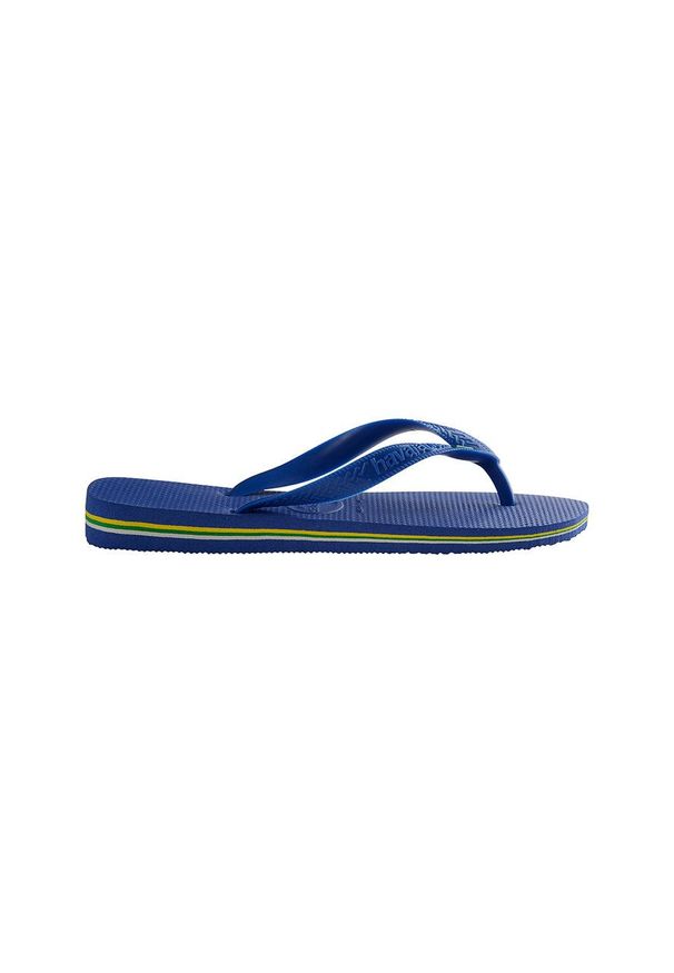 Havaianas - Japonki. Kolor: niebieski. Materiał: materiał. Wzór: gładki