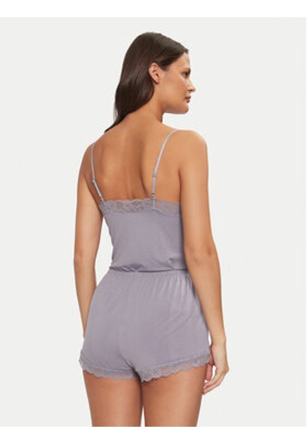 Hunkemöller Piżama 206601 Szary Regular Fit. Kolor: szary. Materiał: syntetyk