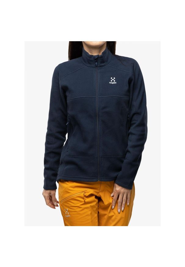 Haglöfs - Bluza rozpinana damska Haglofs Buteo Mid Jacket. Kolor: niebieski