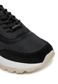 Calvin Klein Sneakersy Runner Lace Up Mesh Mix HW0HW02487 Czarny. Kolor: czarny. Materiał: skóra