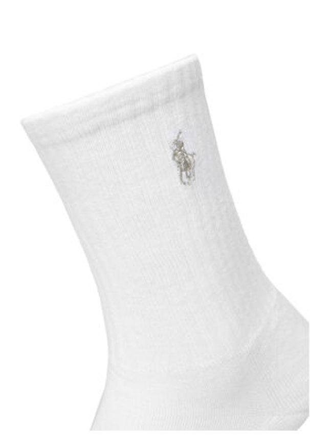 Polo Ralph Lauren Skarpety długie 455972889003 Biały. Kolor: biały. Materiał: bawełna