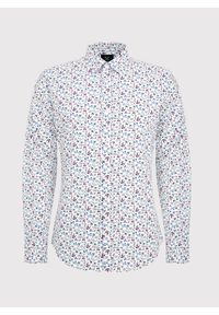Pako Lorente - PAKO LORENTE – Koszula męska w kwiatowy wzór długi rękaw. Okazja: na co dzień. Materiał: bawełna, elastan. Długość rękawa: długi rękaw. Długość: długie. Wzór: kwiaty. Styl: casual #8