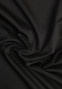 Born2be - Czarny Gładki T-shirt o Klasycznym Kroju Lycoris. Okazja: do domu, do pracy, na co dzień. Kolor: czarny. Materiał: jeans. Wzór: gładki. Styl: klasyczny #5