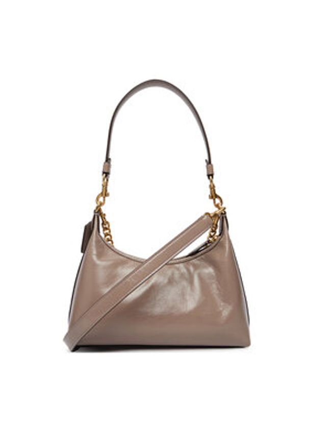 Coach Torebka Juliet CAD75 Szary. Kolor: szary. Materiał: skórzane