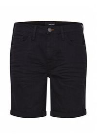 Blend Szorty jeansowe 20713326 Czarny Slim Fit. Kolor: czarny. Materiał: bawełna #6