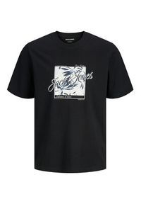 Jack & Jones T-Shirt Honolulu 12288088 Czarny Regular Fit. Kolor: czarny. Materiał: bawełna #5