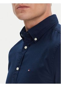 TOMMY HILFIGER - Tommy Hilfiger Koszula MW0MW38556 Granatowy Slim Fit. Kolor: niebieski. Materiał: bawełna #2
