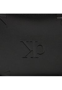 Calvin Klein Jeans Saszetka nerka Monogram Soft K50K512015 Czarny. Kolor: czarny. Materiał: skóra