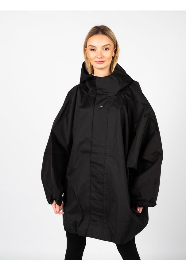 Yeezy Gap Engineered by Balenciaga - Yeezy Gap Engineered By Balenciaga "T-Cut Parka" | 720926 TMO91 | Mężczyzna | Czarny. Typ kołnierza: kaptur. Kolor: czarny. Materiał: tkanina. Wzór: nadruk
