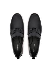 TOMMY HILFIGER - Tommy Hilfiger Mokasyny Hardware Lth Driver FM0FM05855 Czarny. Kolor: czarny. Materiał: skóra #3