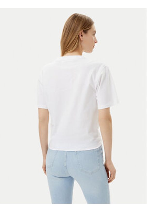 Silvian Heach T-Shirt Knippi GPP25190TS Biały Regular Fit. Kolor: biały. Materiał: bawełna