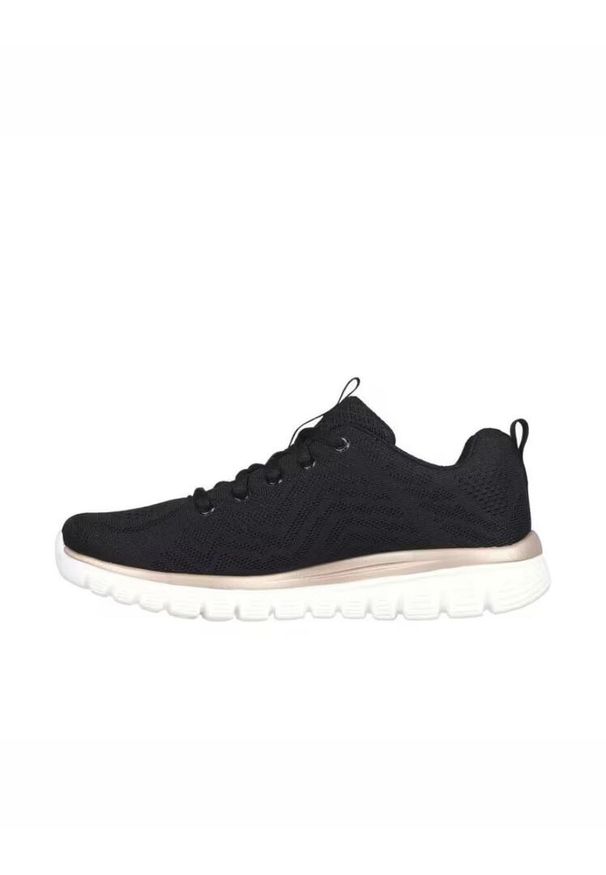 skechers - Buty na co dzień damskie SKECHERS GRACEFUL siateczka. Okazja: na co dzień. Kolor: niebieski, czarny
