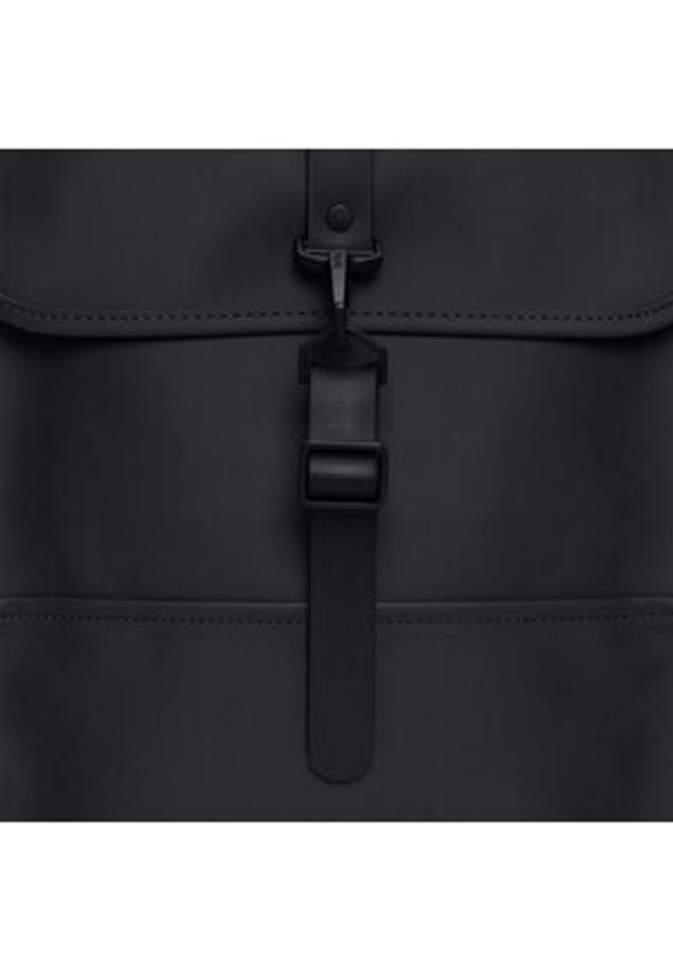 Rains Plecak Backpack W3 13000 Czarny. Kolor: czarny. Materiał: materiał