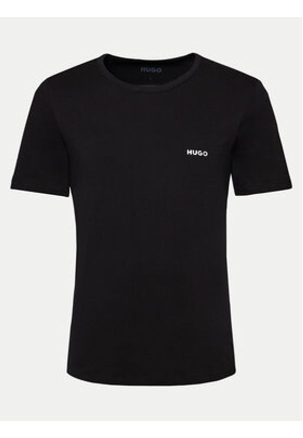 Hugo - HUGO Komplet 3 t-shirtów 50480088 Czarny Regular Fit. Kolor: czarny. Materiał: bawełna