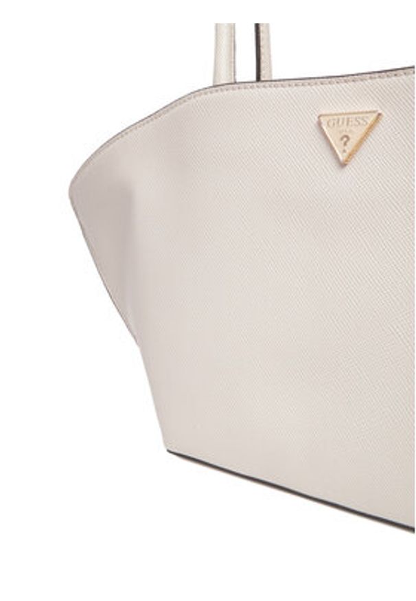 Guess Torebka Bolena HWZG92 07090 Écru. Kolor: kremowy. Materiał: skórzane