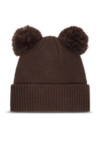 New Era Czapka New York Yankees Double Pom Knit Beanie 60580773 Brązowy. Kolor: brązowy. Materiał: akryl, materiał #3