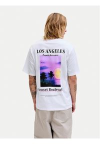 Jack & Jones T-Shirt City Photoprint 12288353 Biały Regular Fit. Kolor: biały. Materiał: bawełna #1