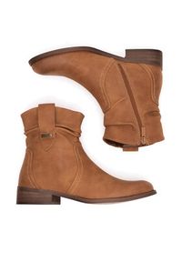 Clara Barson Kowbojki WS23280-01 Brązowy. Kolor: brązowy. Materiał: materiał