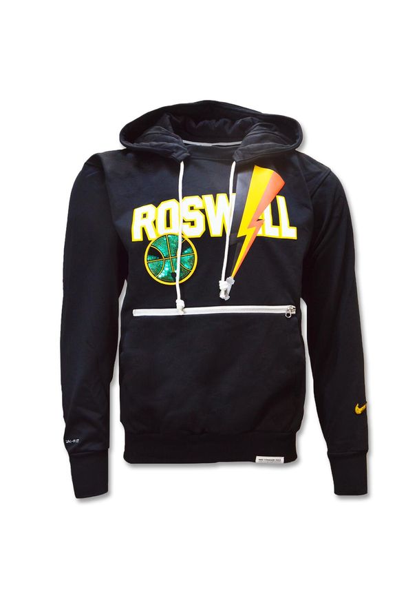 Bluza z kapturem Nike Roswell Rayguns Premium Dri-Fit Hoodie. Typ kołnierza: kaptur. Kolor: czarny. Technologia: Dri-Fit (Nike)