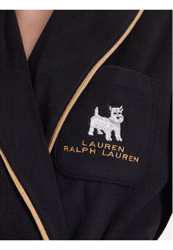 Lauren Ralph Lauren - LAUREN RALPH LAUREN Szlafrok ILN42471 Czarny. Kolor: czarny. Materiał: syntetyk