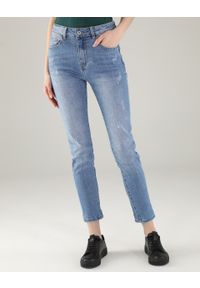 Unisono - SPODNIE - JEANSY 42-1355 JEANS. Materiał: jeans #1