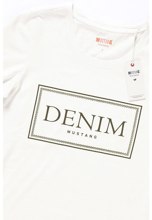 Mustang - MUSTANG T SHIRT DAMSKI Alexia C Print 1009054 2020. Wzór: nadruk