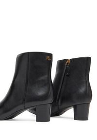 Lauren Ralph Lauren - LAUREN RALPH LAUREN Botki 802967842001 Czarny. Kolor: czarny. Materiał: skóra #4