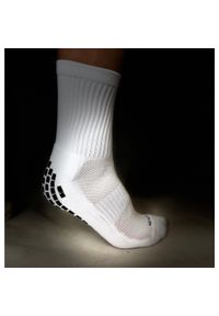 YAKIMASPORT - Skarpety piłkarskie/ getry antypoślizgowe SPEED 37-41. Kolor: biały. Sport: piłka nożna #1