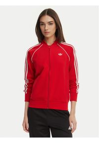 Adidas - adidas Bluza adicolor SST Classic KD3782 Czerwony Regular Fit. Kolor: czerwony. Materiał: bawełna #1