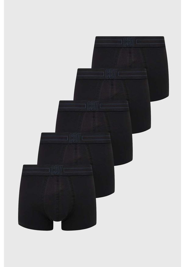 Cristiano Ronaldo CR7 - CR7 Cristiano Ronaldo bokserki 5-pack męskie kolor czarny. Kolor: czarny