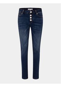 Morgan Jeansy 241-PMIRA Granatowy Skinny Fit. Kolor: niebieski